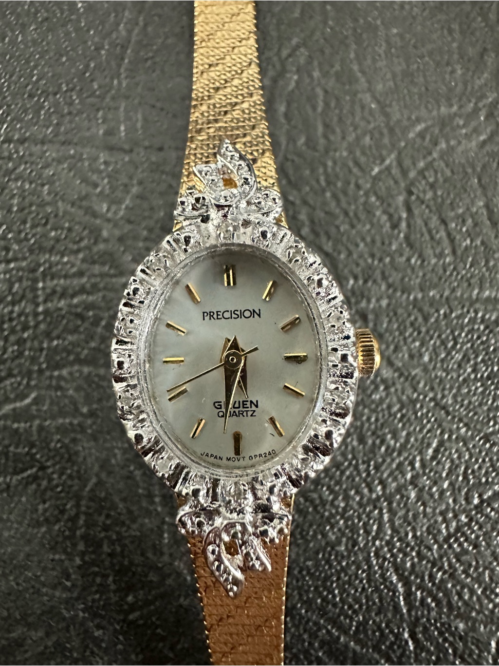 Gruen Ladies Gold And Silver Tone Cocktail Quartz Watch